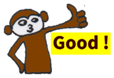 Pretty Playful MONKEY sticker #4694941