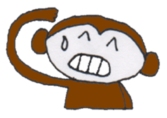 Pretty Playful MONKEY sticker #4694943