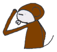 Pretty Playful MONKEY sticker #4694944