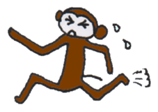 Pretty Playful MONKEY sticker #4694953