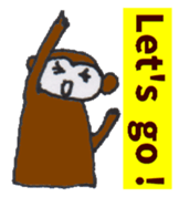 Pretty Playful MONKEY sticker #4694956