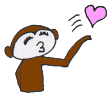 Pretty Playful MONKEY sticker #4694958