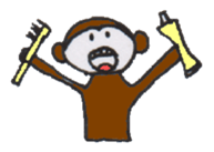 Pretty Playful MONKEY sticker #4694963