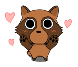 Petanko Tanuki sticker #4694971