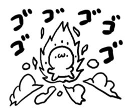 White charactor with cat1 sticker #4695146