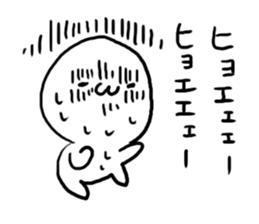 White charactor with cat2 sticker #4695296