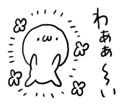 White charactor with cat2 sticker #4695297