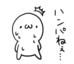 White charactor with cat2 sticker #4695320