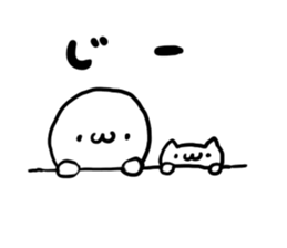 White charactor with cat2 sticker #4695326