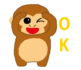 Child ape Sticker sticker #4695347