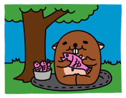 Little Beaver sticker #4695681