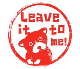 Dog Stamp Sticker(Shiba inu) sticker #4696335