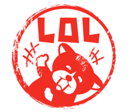 Dog Stamp Sticker(Shiba inu) sticker #4696339