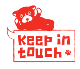 Dog Stamp Sticker(Shiba inu) sticker #4696352