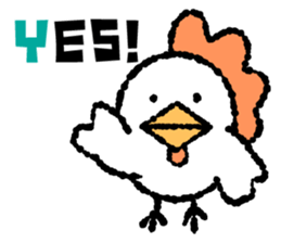 Chicken and Penguin sticker #4696810