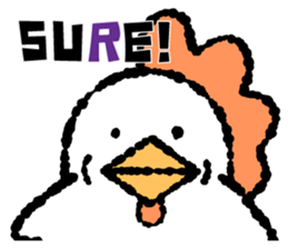 Chicken and Penguin sticker #4696821