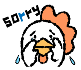 Chicken and Penguin sticker #4696829