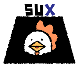 Chicken and Penguin sticker #4696842