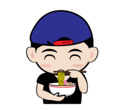 Belly Little Boy sticker #4697175