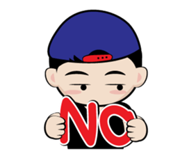 Belly Little Boy sticker #4697179