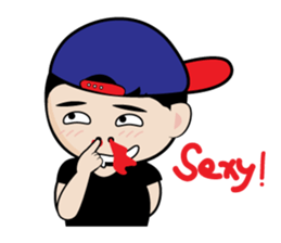 Belly Little Boy sticker #4697183