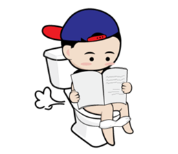 Belly Little Boy sticker #4697184
