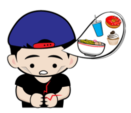 Belly Little Boy sticker #4697190