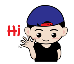 Belly Little Boy sticker #4697191