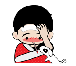 Belly Little Boy sticker #4697192