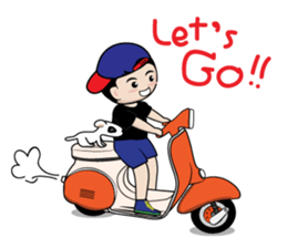 Belly Little Boy sticker #4697195