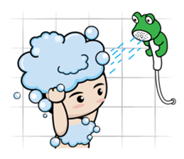 Belly Little Boy sticker #4697197