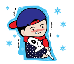 Belly Little Boy sticker #4697199