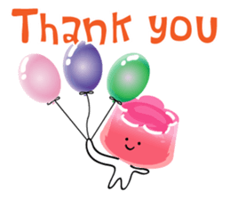 Jelly PINK sticker #4697341