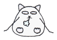 Pretty Playful EGG CAT sticker #4697621