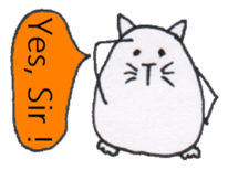 Pretty Playful EGG CAT sticker #4697623