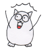 Pretty Playful EGG CAT sticker #4697635