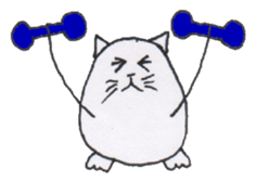 Pretty Playful EGG CAT sticker #4697642