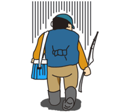 Fish&fisherman sticker #4697721