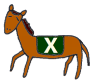 Playful Pretty HORSE sticker #4698315