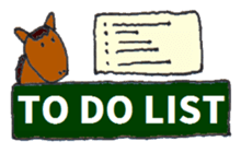 Playful Pretty HORSE sticker #4698316