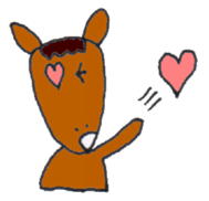 Playful Pretty HORSE sticker #4698320