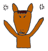 Playful Pretty HORSE sticker #4698323