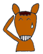 Playful Pretty HORSE sticker #4698331