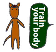 Playful Pretty HORSE sticker #4698334