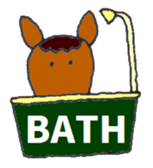 Playful Pretty HORSE sticker #4698344