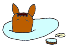 Playful Pretty HORSE sticker #4698345