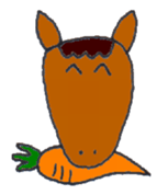 Playful Pretty HORSE sticker #4698347