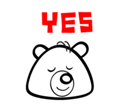 Simple Bear! sticker #4698392
