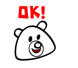 Simple Bear! sticker #4698395