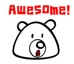 Simple Bear! sticker #4698408